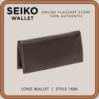 Seiko Wallet - Genuine Leather Long Envelope Wallet (With RFID Blocker) - 1686