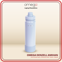 Omega Houseware Denzell Double Wall Stainless Steel Hot & Cold Drinks Bottle Tumbler with Booty 24oz/32oz