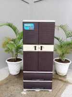 [FREE 2 DOZEN HANGER] SANYOBOX GALAXY RATTAN CABINET NO. 9000 R-2/WITH CLOSESIDE/SPACE SAVERS/ORGANIZER/LAGAYAN NG DAMITWARDROBE/ELEGANT/ DESIGNCABINET/ MINIMAL DESIGN CABINET/100% LEGIT SELLER/DRAWER MADE BY SANYOBOX