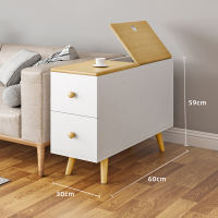 Magic Home Living Room Sofa Side Table Nordic Simple Coffee Table Side Cabinet Wooden Corner Storage Cabinet