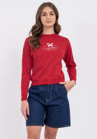 Ladies Semi Crop Sweater