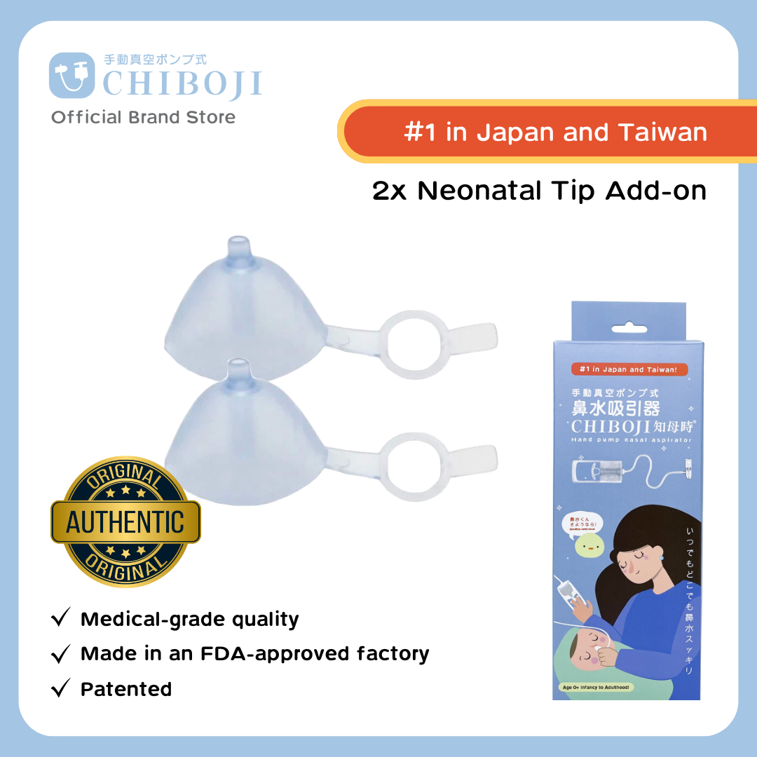 Chiboji Nasal Aspirator Neonatal Tip Add-On x2