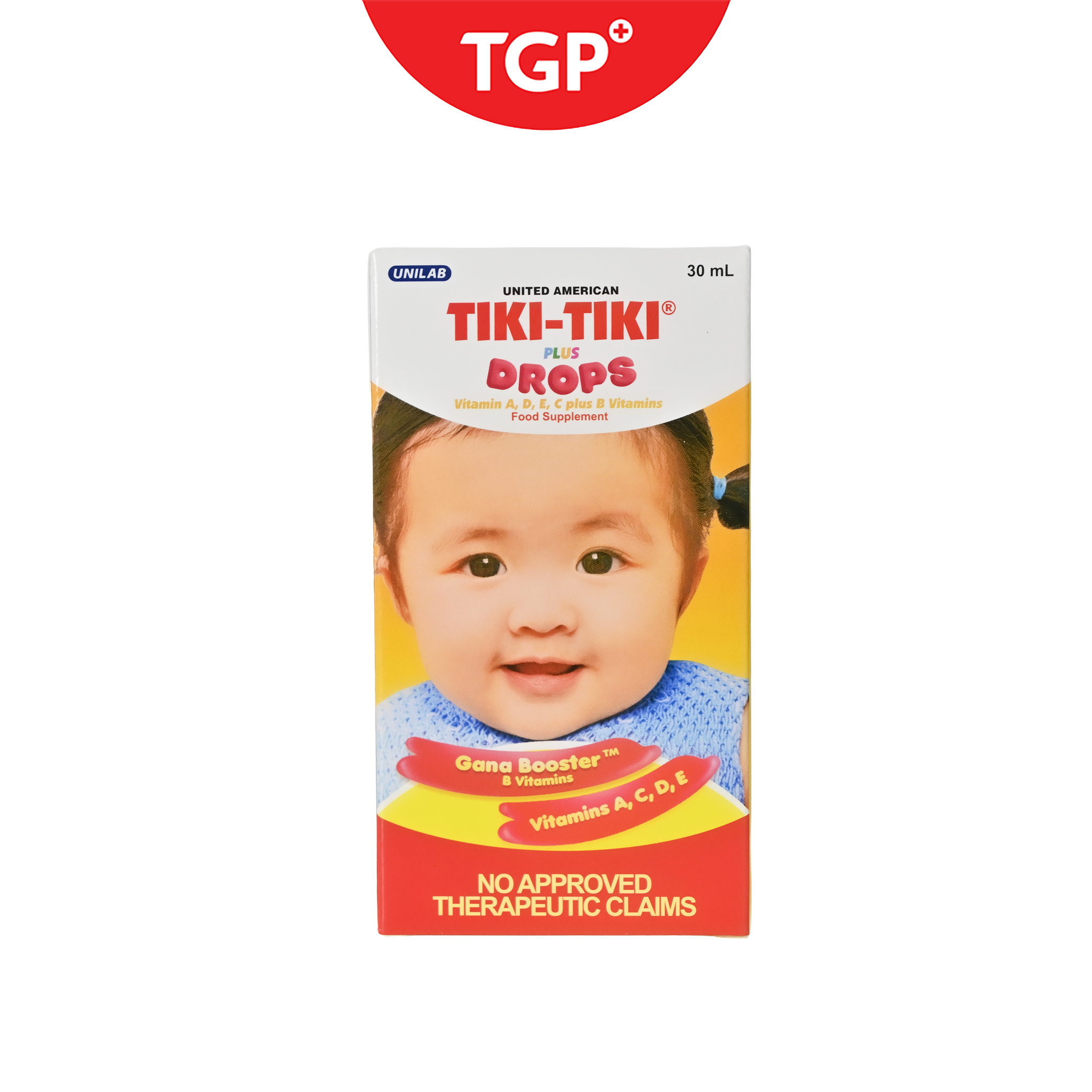 TIKI‑TIKI PLUS Multivitamin Drops Orange Flavor - 30ml