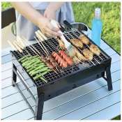 LION Portable Stainless Steel Foldable BBQ Grill