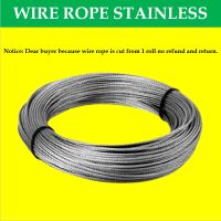MAGO 1mm 2mm 3mm 4mm 5-1000 Meters 304 Wire Rope Stainless Cable  Steel Wire Rope lifting Cable Steel Clothesline
