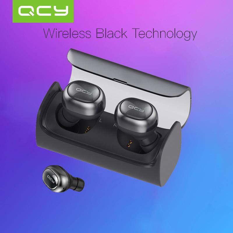 QCY Q29 TWS Business Bluetooth Earphones Wireless 3D Stereo Headphones Headset with Microphone Handsfree Calls