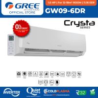 Gree GW09-6DR 1.0 HP Wall Mounted Split Type Inverter Aircon - Crystal Series