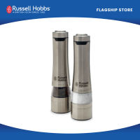 Russell Hobbs RHPK4000 Salt and Pepper Electric Grinder l Battery Operated Adjustable Grinding Size