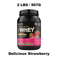 QIUMI Gold Standard Whey Protein Powder 100% Whey Protein Isolate for Men and Women Weight Management Finess Meal Replacement Helps Muscle Builder Supplement Vanilla Ice Cream 2 LBS Easy Digesting