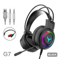 OLVA G58 Stereo Wired Gaming Headphones Noise Canceling Headsets With Microphones 7.1 Surround Sound Headset USB&3.5MM Audio Cable Over Ear Headphone Earphones For PC/Computer/Laptop/Cellphone Charging Mobile Electronic