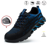 Labor 6KV Insurance Shoes Men Steel Toe Work Safety Shoes Genuine Leather Work Boots Anti-piercing Anti-smashing Protection Work Shoes Brown