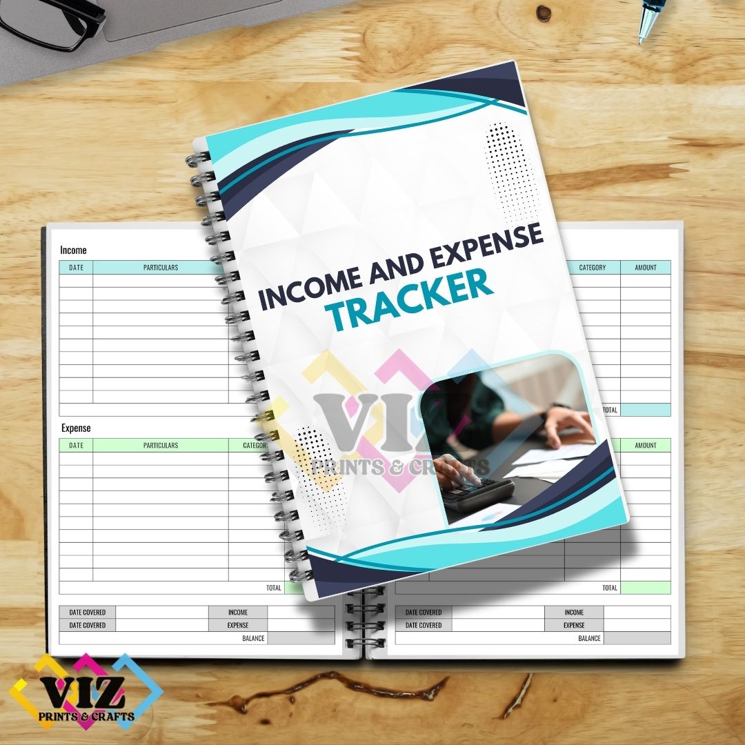 Income and Expense Tracker / Log book / Record Book / Journal / Notebook