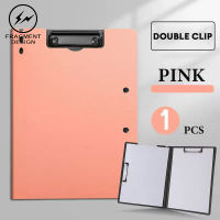 F&DDouble Clip Clipboard Document A4 Long Holder File Organizer Folder Writing Pad Organizers School Office Supplies