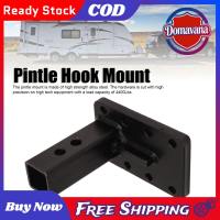 Domavana Pintle Mount for 2 Inch Hitch Receivers Duty 4410lbs Capacity 3 Position Hook 6/2 Inches Drop Towing Plate for Trailers and Tractors