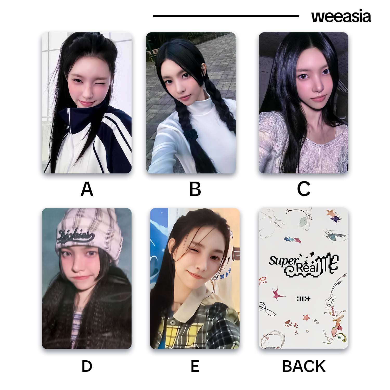 ILLIT SUPER REAL ME LUCKY DRAW LOMO CARDS PHOTOCARDS HD Print with FREEBIES | WEEASIA