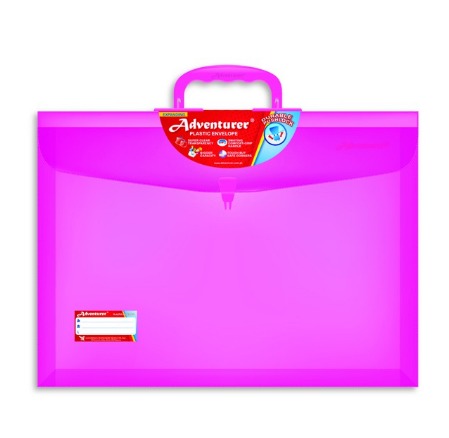 High Quality Parchment Plus | Expanding Colored Long Plastic Envelope with Handle random brand