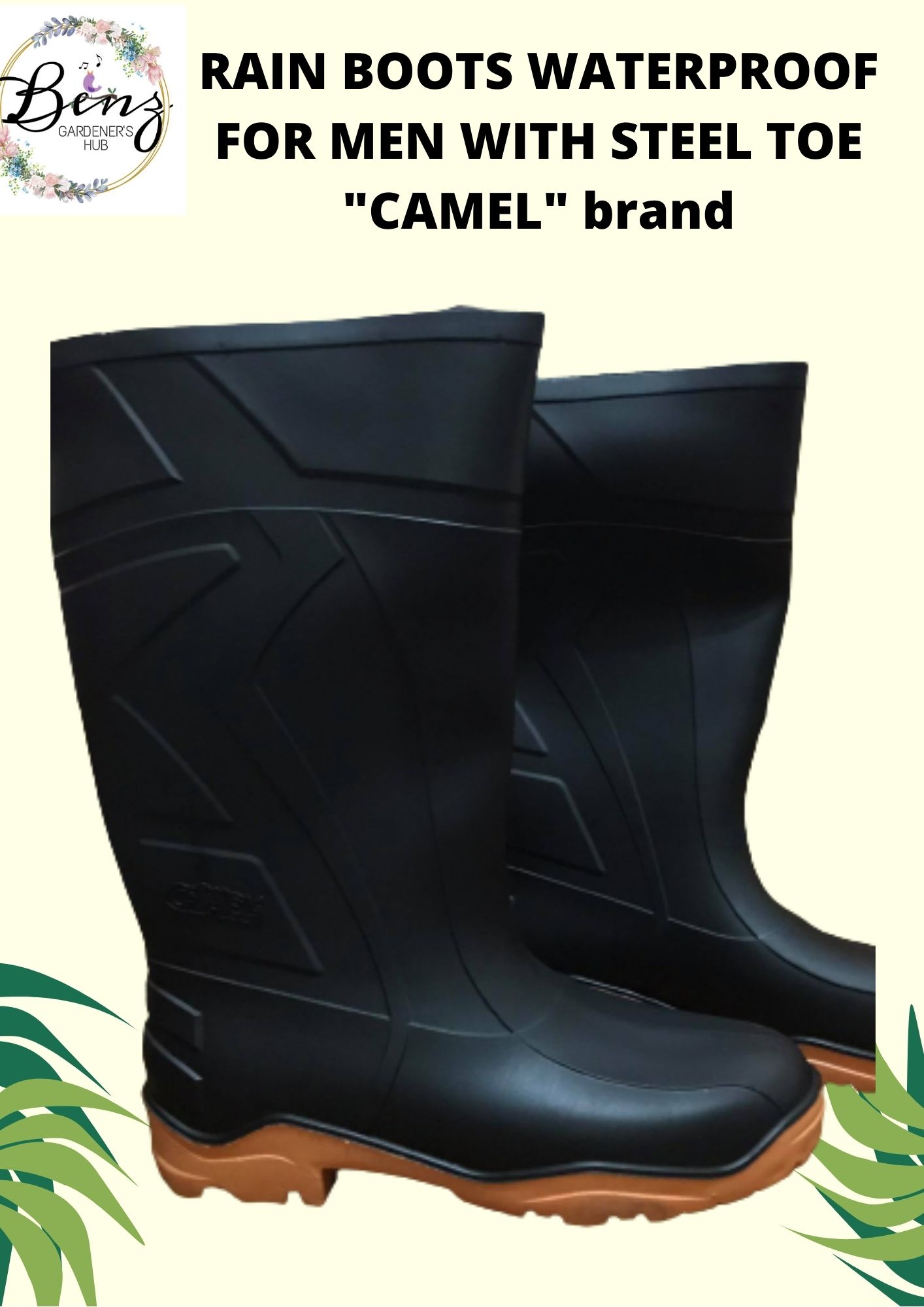 camel rain boots