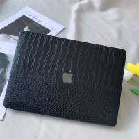Logo Cut Newest Case for Macbook Air M1 M2 M3 M4 M5 13 inch case Pro 14 Leather cloth Case Air 13 cover protector
