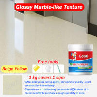  Upgrade 10 in 1 High Gloss Epoxy Resin Colored Sand Self Leveling Floor Paint Cement Topcoat Indoor Household Imitation Marble Cement