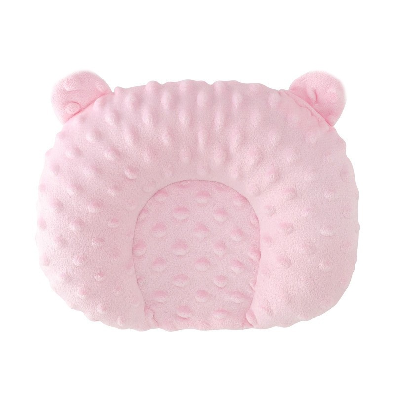 Baltra Premium Cotton Memory Foam Infant Head Shaping Pillow for Flat Head Prevention Breathable & Soft Baby Bedding Accessory