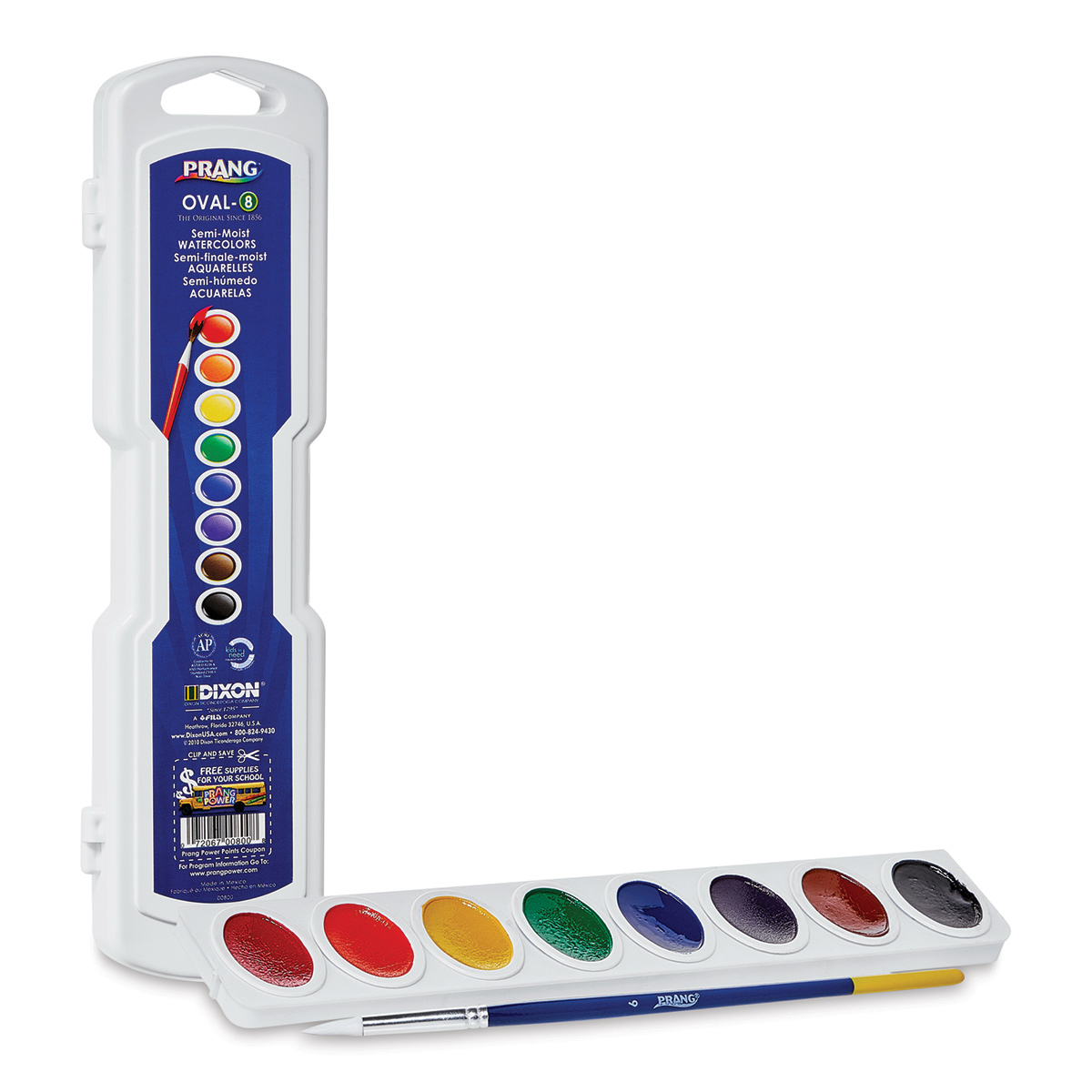 Prang Watercolor set 8-colors with free 2brushes and Sakura Gelly Roll Pen.