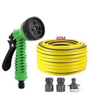 Hose for Water with Nozzle and Connector for Faucet High Pressure Washer 10/15/20M Garden Heavy Duty