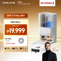 Dreame D20 Ultra Robot Vacuum | 13000Pa Suction | DuoScrub™ Mopping | All-in-One PowerDock™