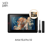 XPPen Artist 15.6 Pro V2 15.6Inch Drawing Pen Display Graphics Monitor Full-Laminated Technology Drawing Monitor with Tilt Function and Red Dial (16384 Levels Pen Pressure 120% sRGB)