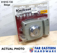 KWIKSET Rim Door Lock Night Latch Smart Key Black | Gray