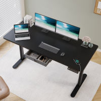 Mxtark  71 inches Electric Desk 180cm Electric Standing Desk dual Motors Desk Height Adjustable Stand  Desk  With  Type-C quick-charge New Elegant Carbon Fiber Anti-Scratch E-Sports Gaming Desk