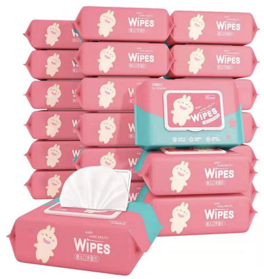 10Packs Organic Baby Wipes 80 Pcs Per Pack 99% Water Hypoallergenic (Non-Alcohol-wet wipes) 10sheet unilove baby wipes