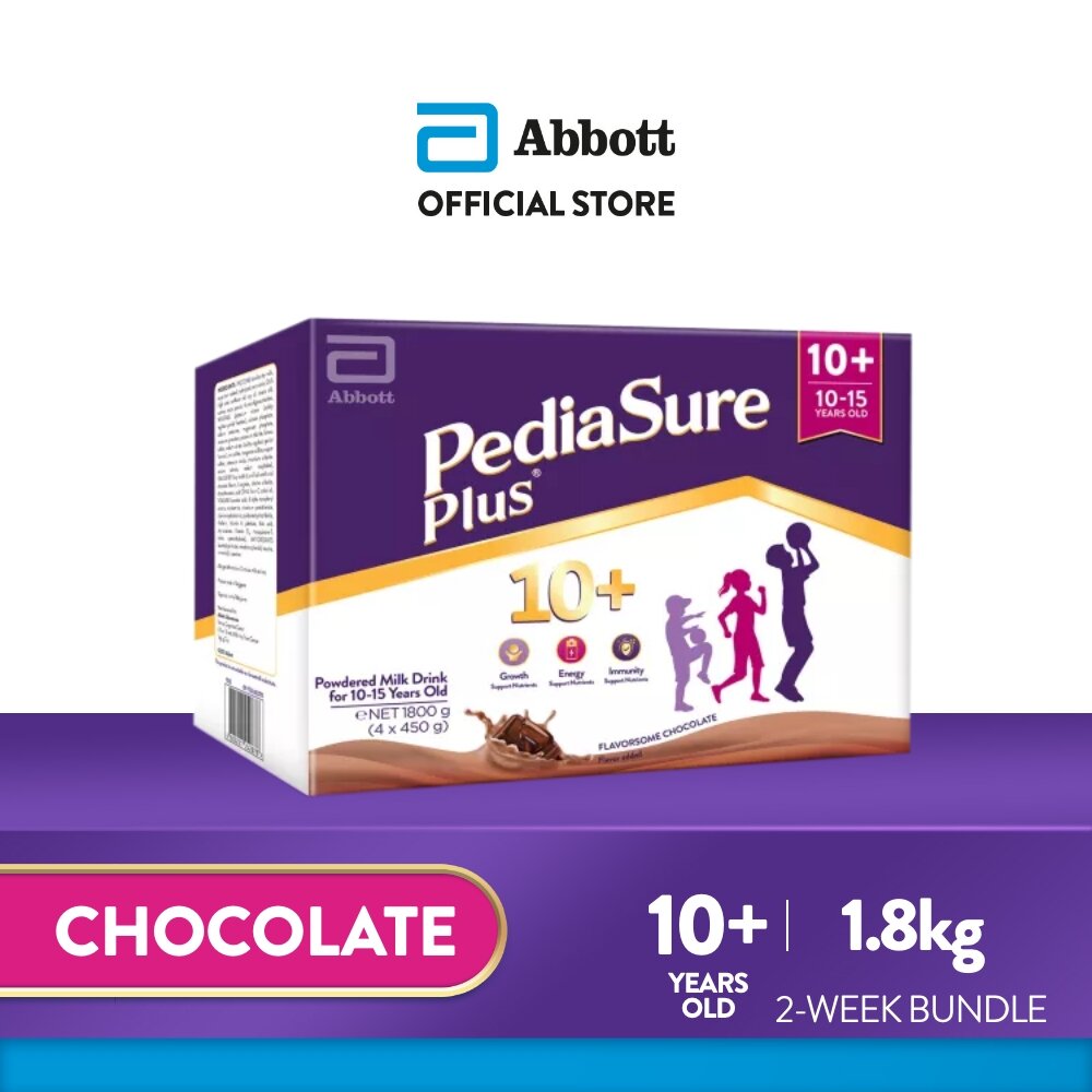 Pediasure Plus 10+ Chocolate 1.8kg for Adolescents 10-15 Years Old Powdered Milk Drink