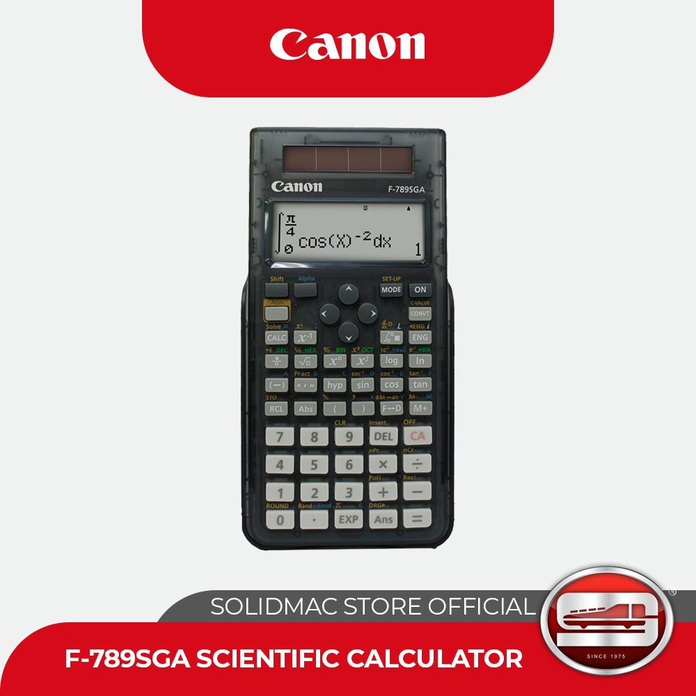 Canon F-789SGA Scientific Calculator (Transparent Casing)