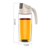 Rising Star Multipurpose Glass Oil Pot Soy Sauce Bottle Kitchen Supplies Automatic Flip Cover Seasoning Bottle