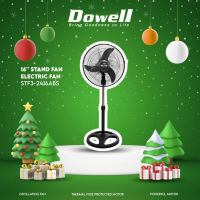Dowell 16″ Stand Fan with 3-Leaf ABS Banana Blade | STF3-2416ABS