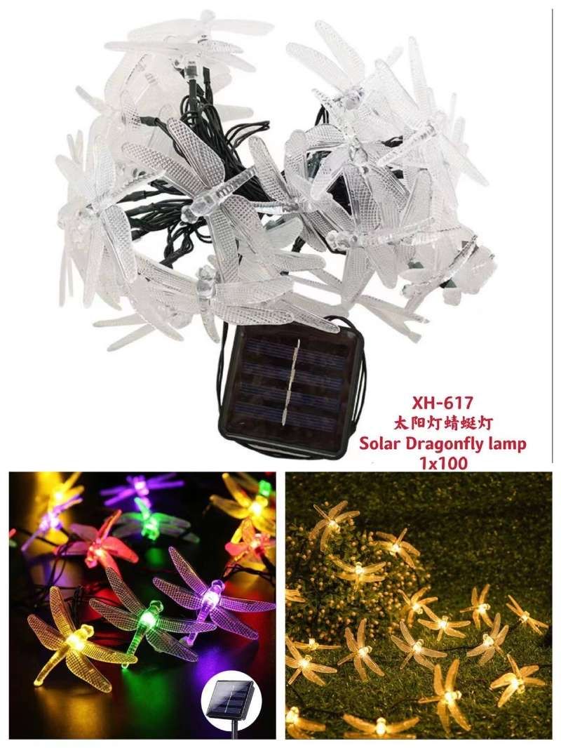 50 LED Solar Christmas lights Outdoor Waterproof String LED Light 12M Christmas Party Lights