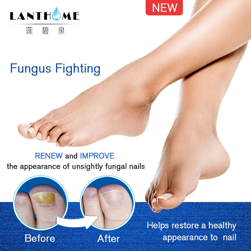 LANTHOME Nail Repair Serum Anti Fungal Nail Repair Liquid Repair Tools Foot Nail Care Nail