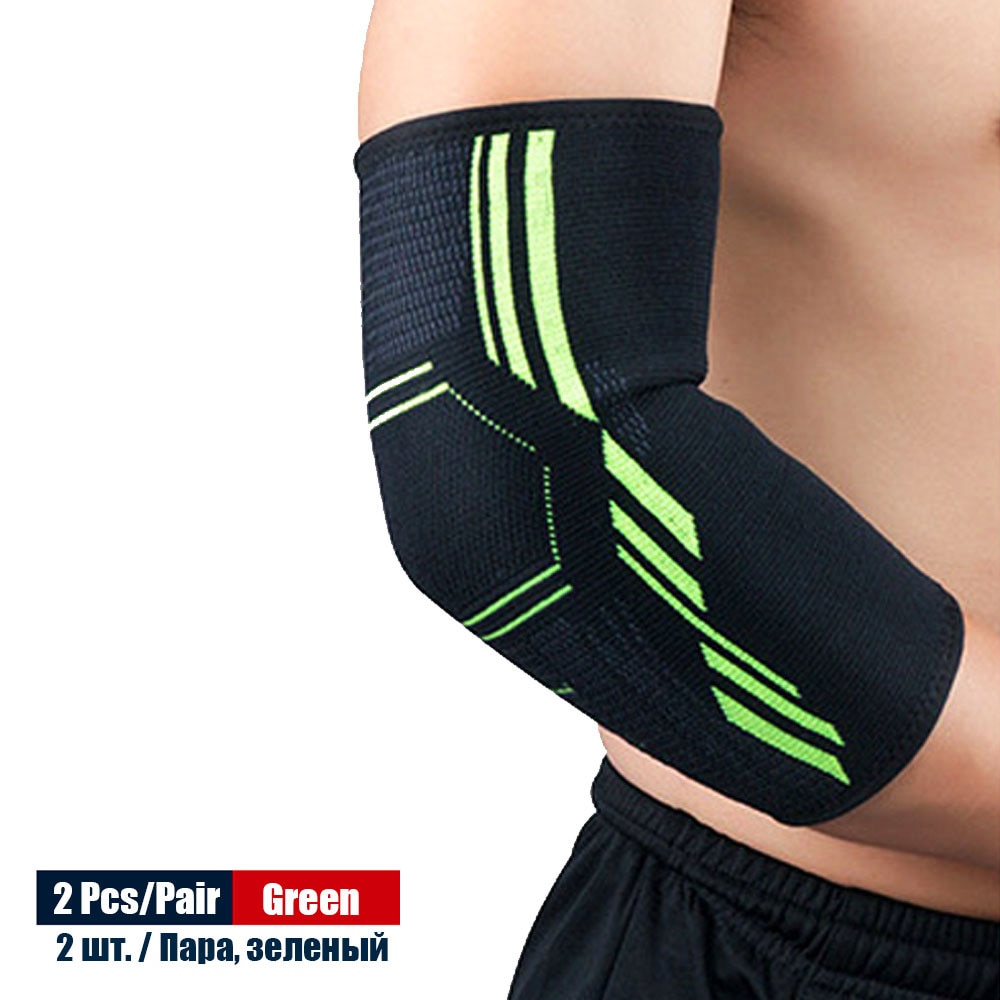 Winmax 2Pcs / Pair Fitness Elbow Brace Compression Compression Tay áo hỗ trợ điều trị viêm gân khuỷu