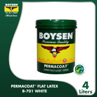 BOYSEN Permacoat Flat Latex White B701-4L