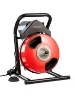 GQ-1000 pipeline dredging machine/semi-automatic pipeline cleaning machine/solid spring/pipeline cleaning cable/high-power professional removal of toilet floor drain blockage/family hotel pipeline dredging tool-Foot-operated pneumatic switch