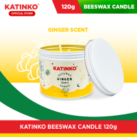 Katinko Beeswax Scented Candles - Refreshing Lavender Ginger and Peppermint Scent 55g and 120g