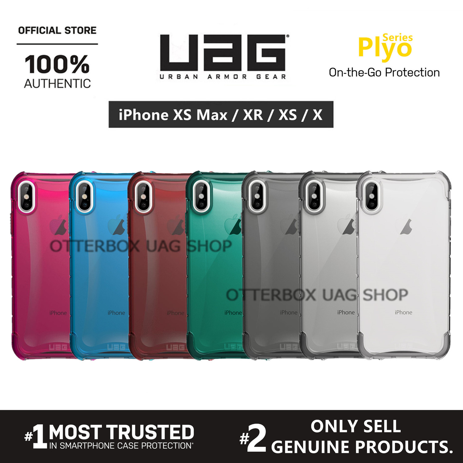 Ốp lưng UAG Plyo Cho Apple iPhone 6s 6 7 8 Plus XS Max XR XS X 11 12 13