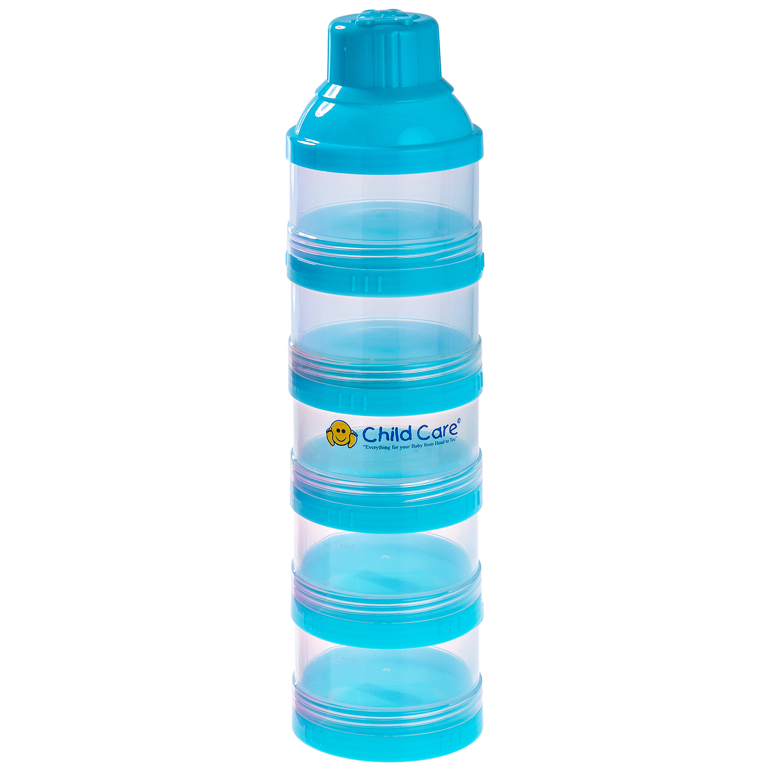 Child Care Stackable Milk Powder Container 5 Layer with Embossed Lid Design (BPA Free)
