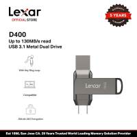 Lexar JumpDrive Dual Drive D400 32GB/64GB/128GB/256GB USB 3.1 USB-C Metal Flash Drive - USB Storage