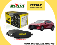 Textar Rear BRAKE PAD for MAZDA 3 SKYACTIV 2008 to 2019 2617401SC