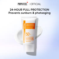 PAPA FEEL 219X Sunscreen Cream SPF50 PA++++ UV Protection | Niacinamide Brightening | Waterproof & Sweat-Proof | Sensitive Skin