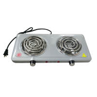 WISDOMMAN Electric Double Burner Hot Plate Heating Cooking Stove Portable Dorm