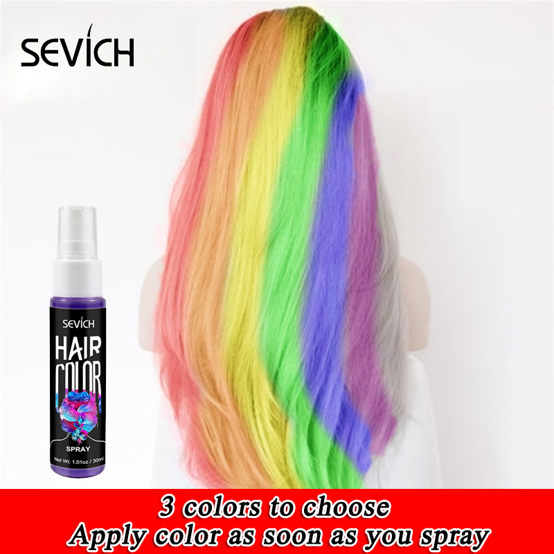 Dye your hair in one spray Purple red gray Hair Dye Hair Color Hair