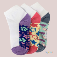 CityKids Quarter Star Socks Collection (1 pack- 3 pairs)