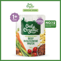 Only Organic Baby Food Beef Bolognese Pasta 220g [12 mos+] (Grass Fed Beef Organic Nutritionist Approved)